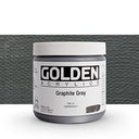 Golden Heavy Body Acrylic - Graphite Gray 16oz jar