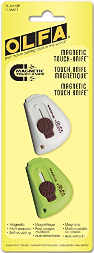 OLFA Magnetic Touch 2 Pack Knife, Varies