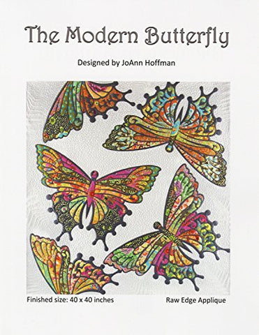 The Modern Butterfly JoAnn Hoffman Applique Wall Quilt Pattern