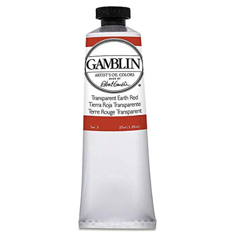 Gamblin Artist Oil Color - Transparent Earth Red - 37 ml Tube