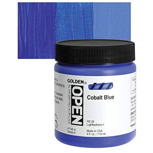 COBALT BLUE 4OZ OPEN ACRYLIC