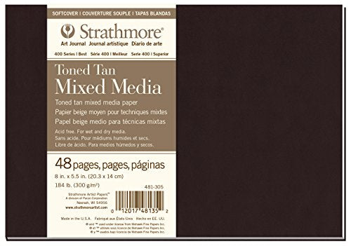 Strathmore 481-305 Softcover Mixed Media Art Journal, 8