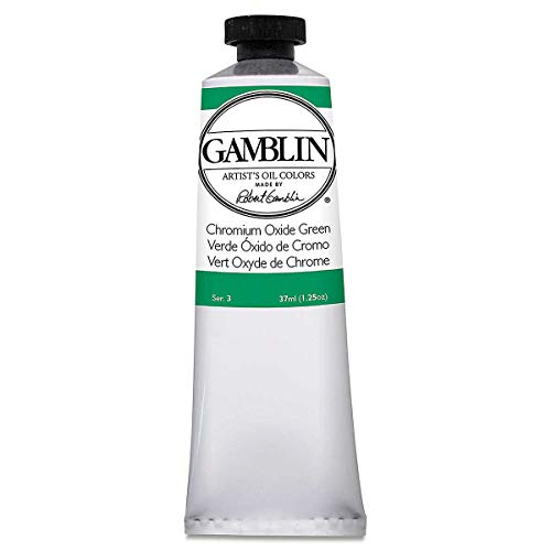 Gamblin Chromium Oxide Green Artist Oil 37Ml, Single Tube