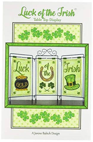 Janine Babich Designs CD Luck Of The Irish Table Top Display Pattern