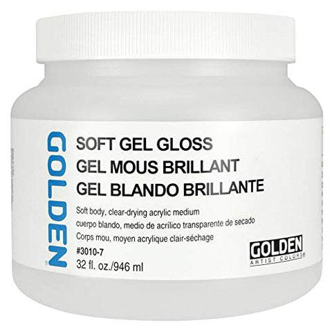 Golden Acryl Med 32 Oz Soft Gel Gloss