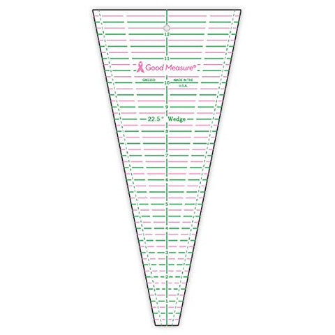 Good Measure 22.5 Degree Wedge Ruler
