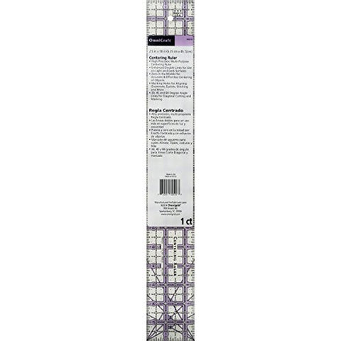 Dritz 2.5x18 Ruler, 2.5 by 18-Inch, Clear
