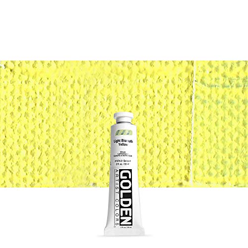 Golden Heavy Body Acrylic, 2 Ounce Tube, Light Bismuth Yellow (1574-2)