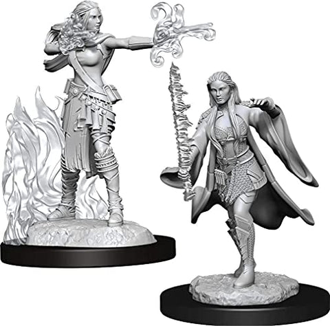 Dungeons & Dragons Nolzur's Marvelous Unpainted Miniatures: Multiclass Warlock + Sorcerer (Male)