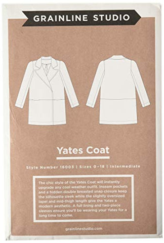 Grainline Studio Yates Coat Ptrn