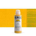 4 Oz Fluid Acrylic Color Paint Color: Diarylide Yellow