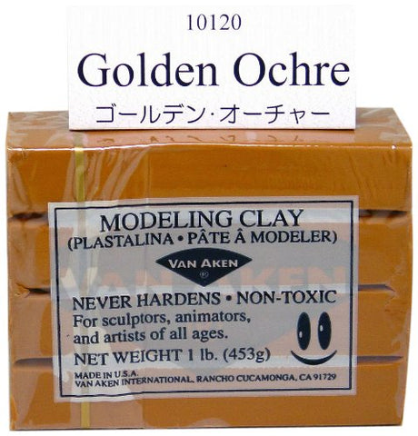 Van Aken - Modeling Clay - 1 lb. - Golden Ochre