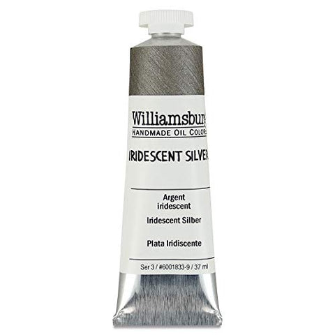 GOLDEN ARTIST COLORS 60018339 WILLIAMSBURG HANDMADE OIL COLOR 37ML IRIDESCENT SILVER