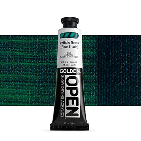 Open 2 Oz Acrylic Color Paints Color: Phthalate Green (Blue Shade)