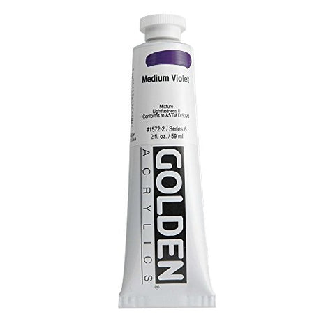 Golden Heavy Body Acrylic Paint, 2 Ounce, Medium Violet