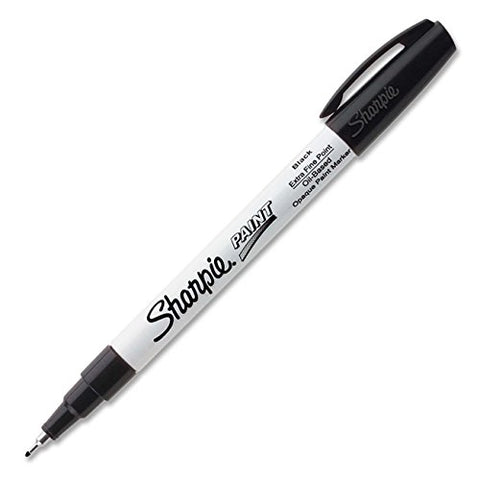 6 Pack Oil Paint Marker Extra Fine Black (Product Catalog: Writing & Drawing Mediums)