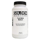 Golden Acrylic Medium, Fluid Matte Medium, 16 Oz