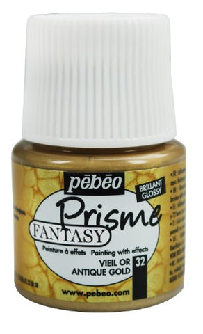 Pebeo Fantasy Prisme, 45 ml Bottle - Antique Gold