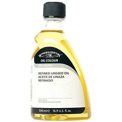 Winsor & Newton Refined Linseed Oil, 500ml