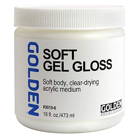 Golden Acryl Med 16 Oz Soft Gel Gloss