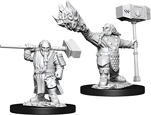 WizKids D&D Nolzurs Marvelous Upainted Miniatures: Wave 11: Male Dwarf Cleric