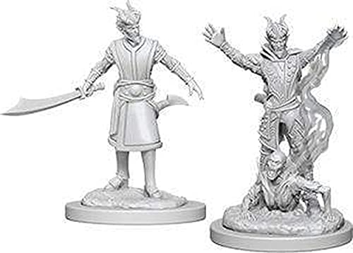 NECA D&D Nolzurs Marvelous Unpainted Miniatures: Wave 6: Tiefling Male Warlock