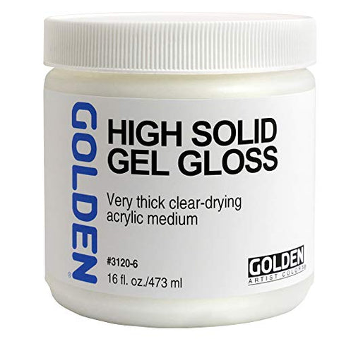 Golden Acryl Med 16 Oz High Solid Gel Gloss