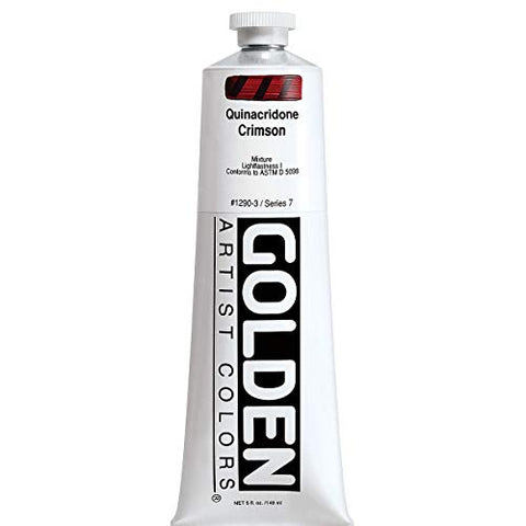 Golden Heavy Body Acrylic - Quinacridone Crimson - 5 oz Tube