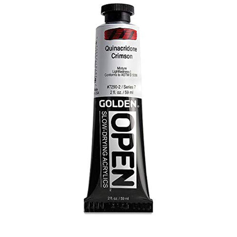 Open 2 Oz Acrylic Color Paints Color: Quinacridone Crimson