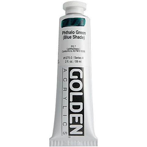 Golden Heavy Body Acrylic, 8 Ounce, Phthalo Green/Blue Shade