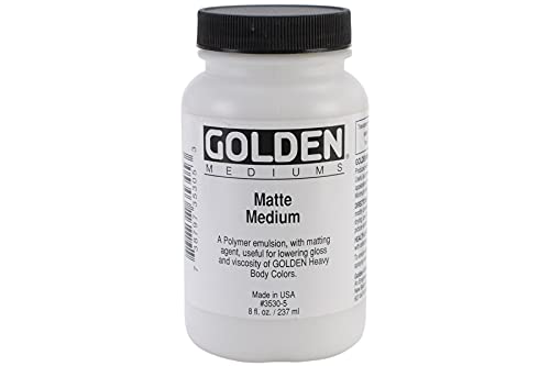 Golden Acryl Med 32 Oz Matte Medium