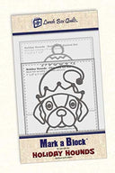 Lunch Box Quilts Holiday Hounds Mark-A-Block Templates, None