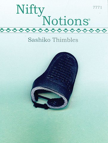 SASHIKO Leather THIMBLES by NIFTY NOTIONS