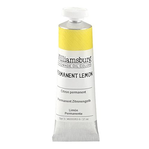 Williamsburg Oil 37ml Tube, Permanent Lemon (60002639)