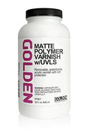 Golden Polymer Matte Varnish with UVLS - 32 oz Bottle