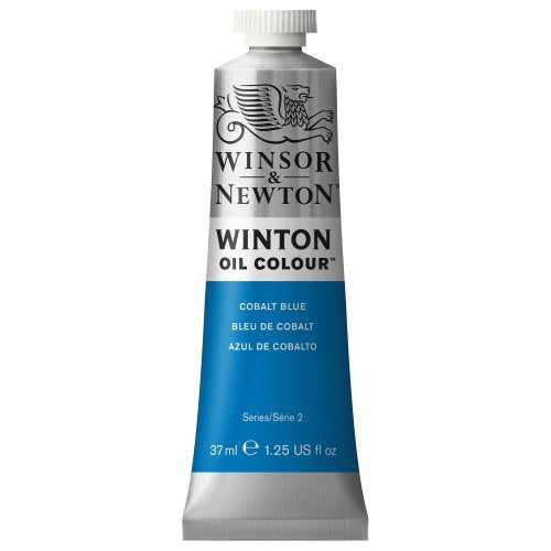 Winsor & Newton Winton Oil Color Paint, 37-ml Tube, Cobalt Blue