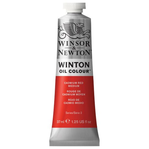 Winsor & Newton 1414099 Winton Oil Color Paint, 37-ml Tube, Cadmium Red Medium