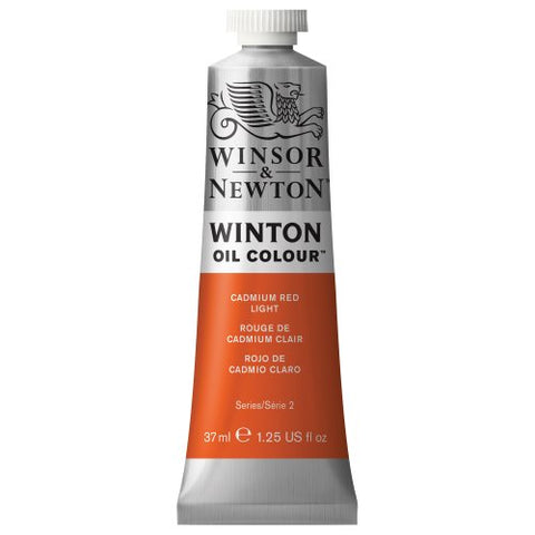 Winsor & Newton 1414100 Winton Oil Color Paint, 37-ml Tube, Cadmium Red Light