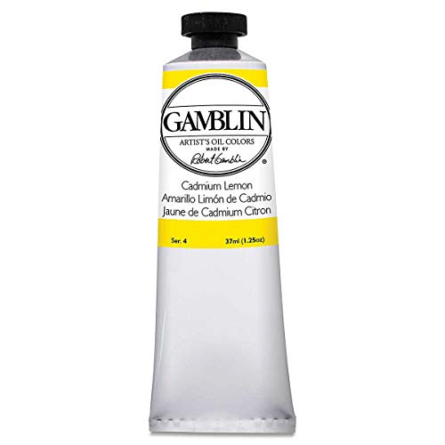 Gamblin Cadmium Lemon Artist Oil 37Ml, 1.25 Fl Oz (Pack of 1)