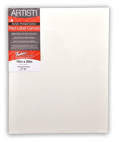 Fredrix 5024 Stretched Canvas, 18 by 36-Inch