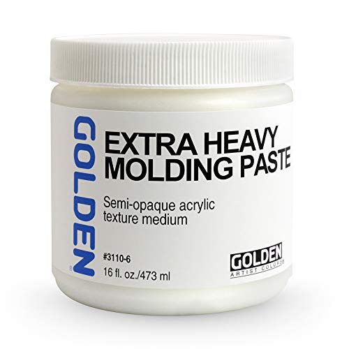 Golden Artist Colors - Extra Heavy Molding Paste - 16 oz Jar