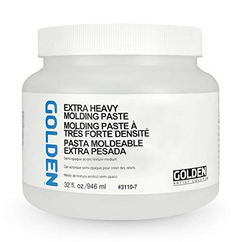 Golden Artist Colors - Extra Heavy Molding Paste - 32 oz Jar