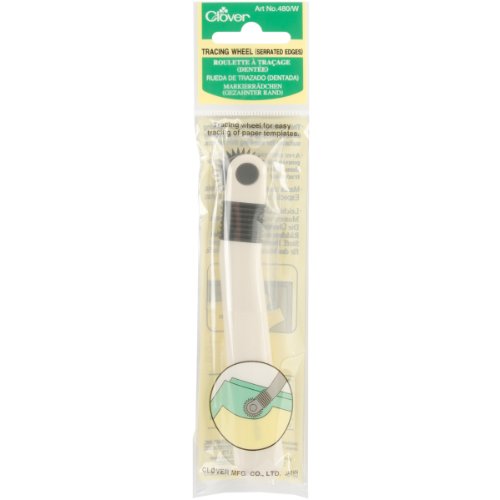 Clover Tracing Wheel-Serrated Edge