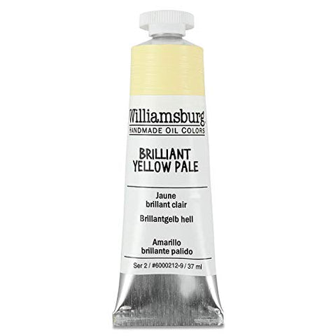 Williamsburg Oil 37ml Tube, Brilliant Yellow Pale (60002129)