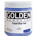 Golden Heavy Body Acrylics Cobalt Blue Hue 8oz jar