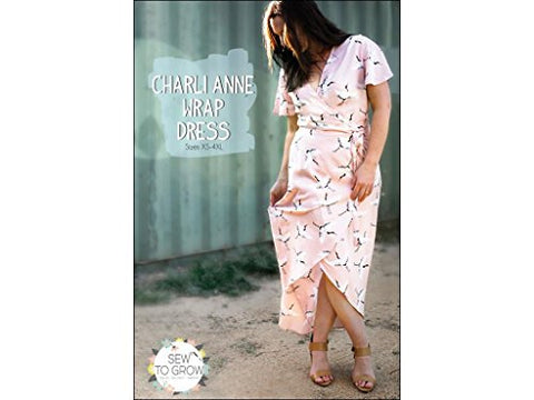 Sew To Grow Charli Anne Wrap Dress CharliAnnWrapDress XS-4XL Ptrn