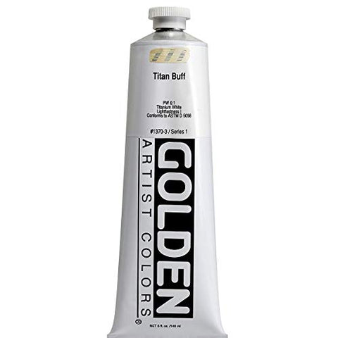 Golden Heavy Body Acrylic - Titan Buff - 5 oz Tube