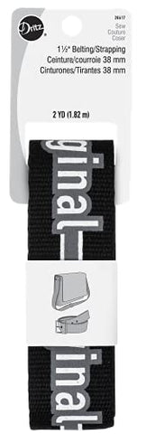 Dritz Original 1-1/2in Black Belting 2yds Bag & Tote Accessories, 3