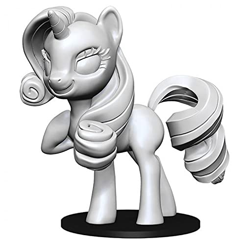 WizKids My Little Pony Themed Deep Cuts Unpainted Miniatures: Rarity