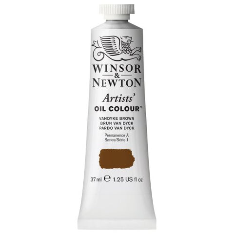 Winsor & Newton 1214676 Artists' Oil Color Paint, 37-ml Tube, Vandyke Brown